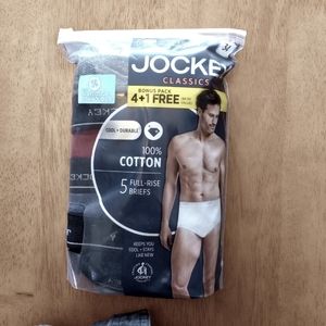 Brand new jockey Full rise briefs set of five.